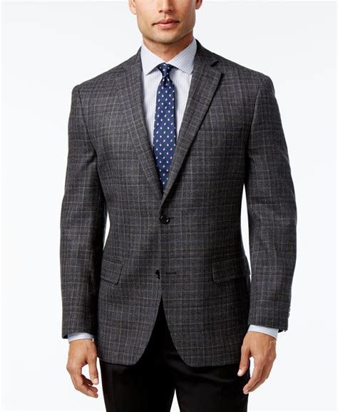 michael kors grey jacket mens|michael kors men's suit jacket.